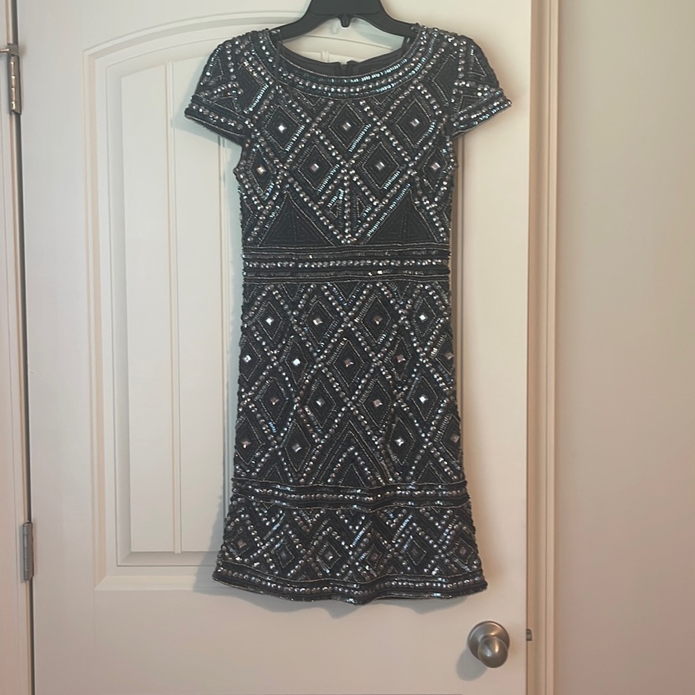 Embellished Adrianna Papell size 2 dress
